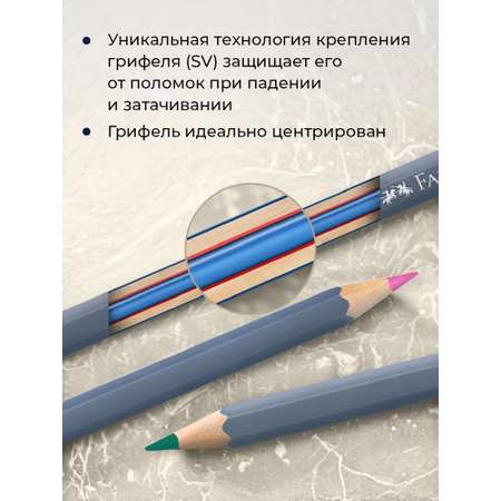Краски акварель Faber Castell 24 цв.