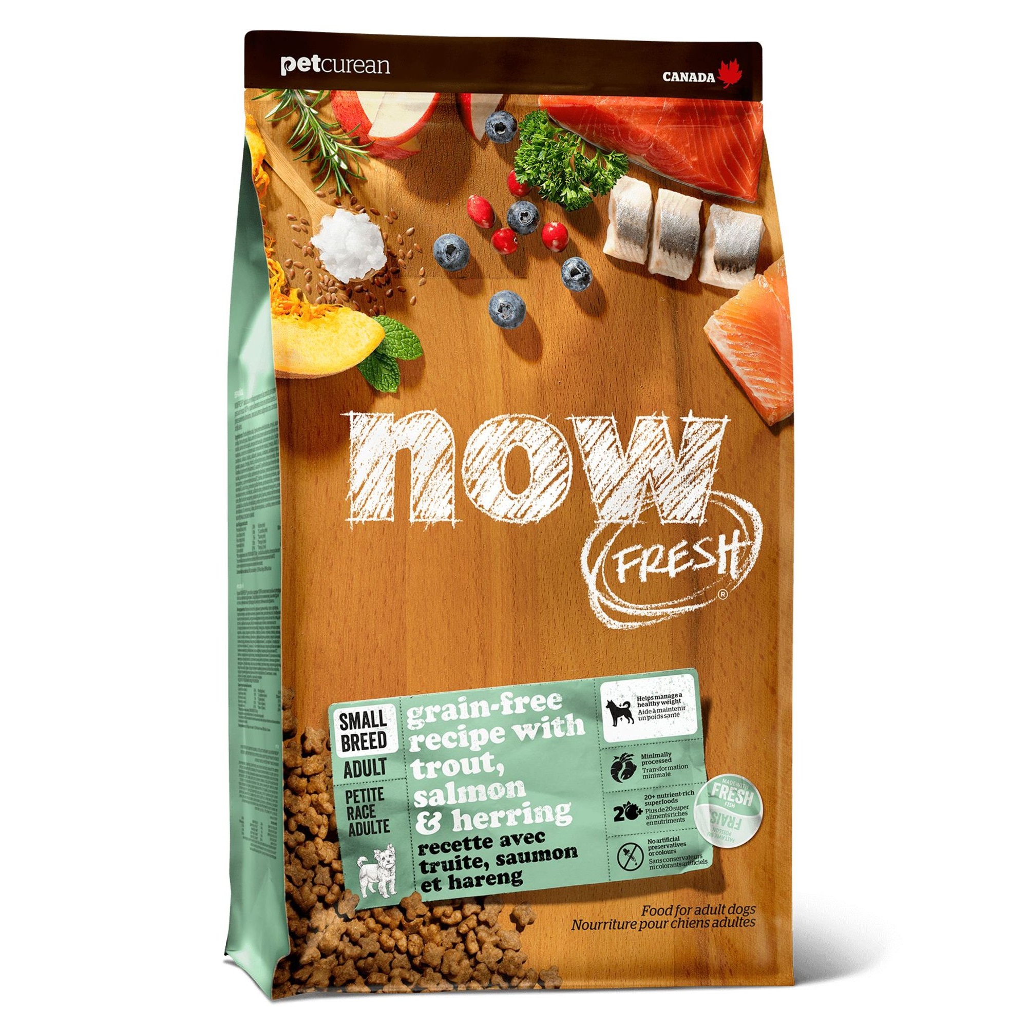Корм для собак Now Fresh 9.98кг малых пород беззерновой форелью лососем и овощами - фото 1