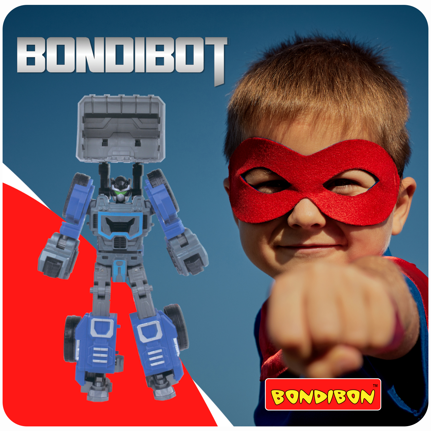 Фигурка Bondibon трансформер Робот Трактор 2в1 - фото 11