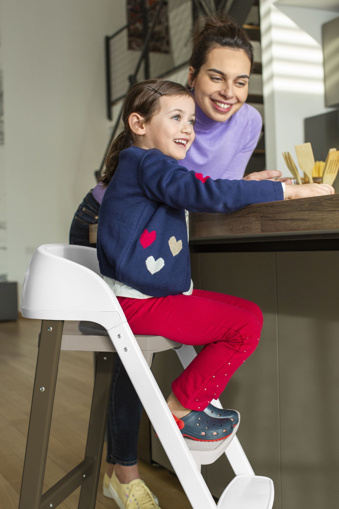 Стульчик для кормления Chicco белый - фото 6