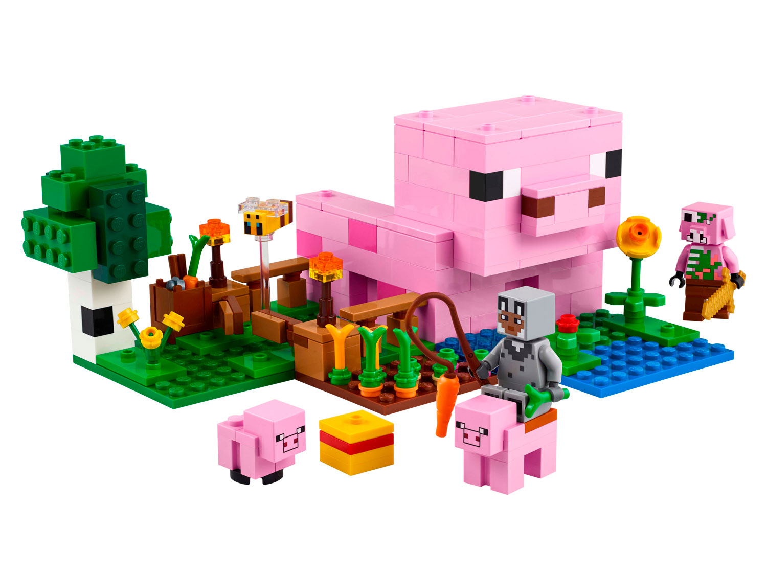 Конструктор LEGO Minecraft Домик для поросят 21268 238 дет. - фото 2