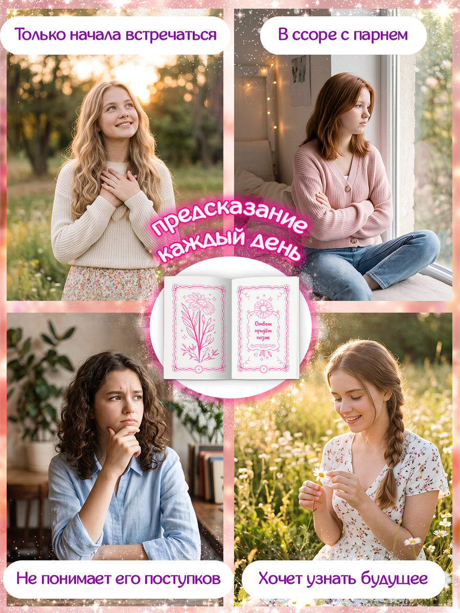 Книга Проф-Пресс с предсказаниями Гадальная книга Любит не любит - фото 3