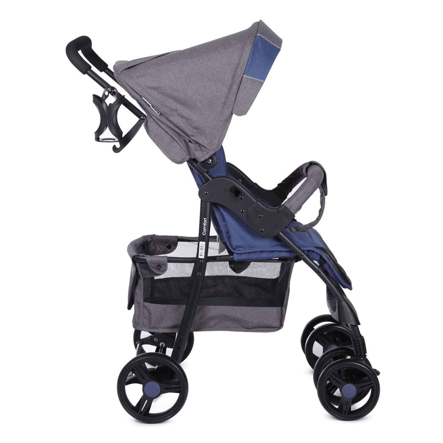 Коляска прогулочная Babyton Comfort Blue-Grey - фото 5