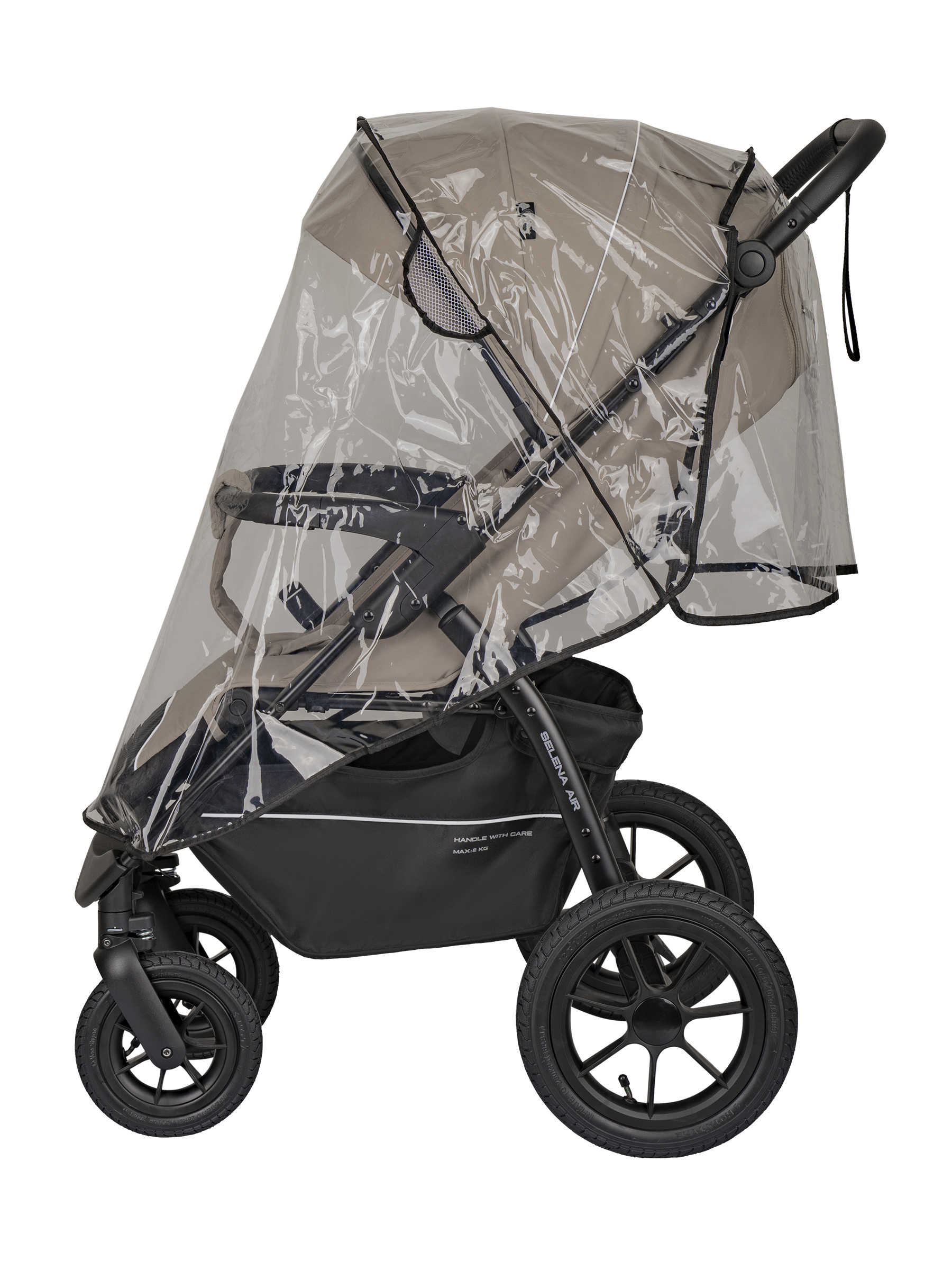 Коляска прогулочная JOVOLA SELENA Air 2025 с сумкой бежевый - фото 22