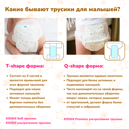 Трусики Kioshi XL 60 шт.