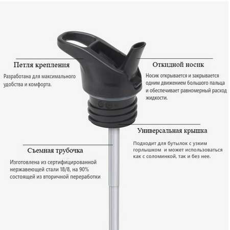 Детская термобутылка Klean Kanteen Insulated Kid Classic Flip Sport 12oz (355 мл) Owlet
