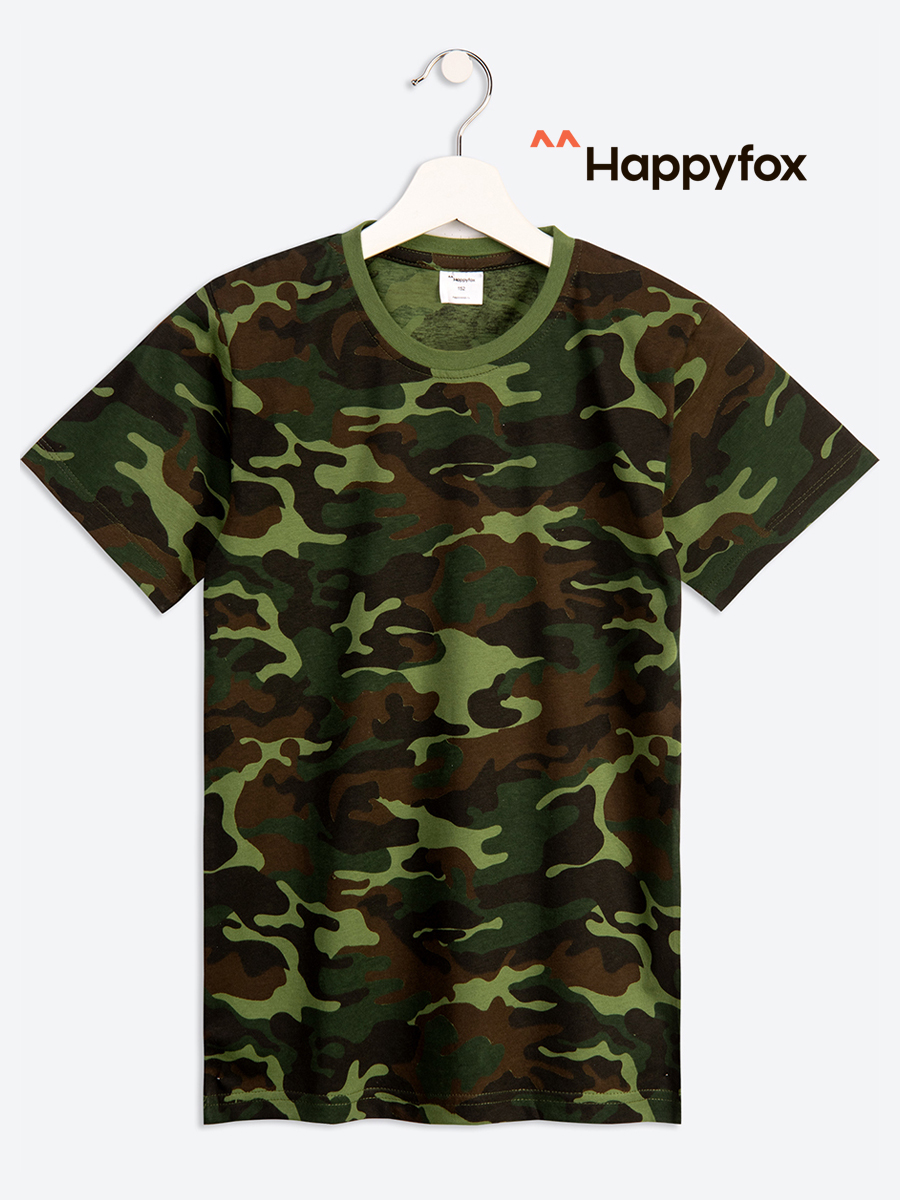 Футболка HappyFox HF9114флора.зеленый - фото 7