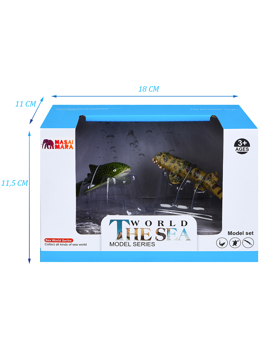 Игровой набор Masai Mara Китовая акула и зебровая акула - фото 12