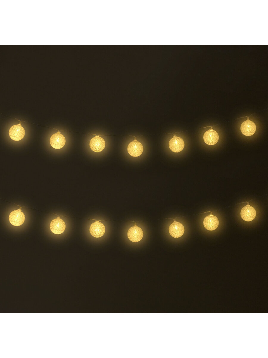 Гирлянда нить новогодняя Золотая сказка интерьерная для дома и на елку - фото 11