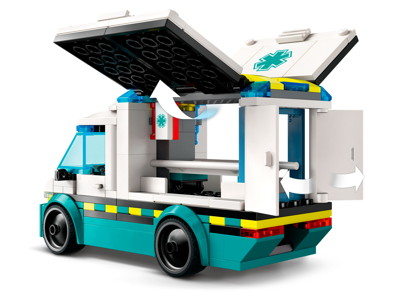 Конструктор LEGO City Скорая помощь 60451 184 дет. - фото 6