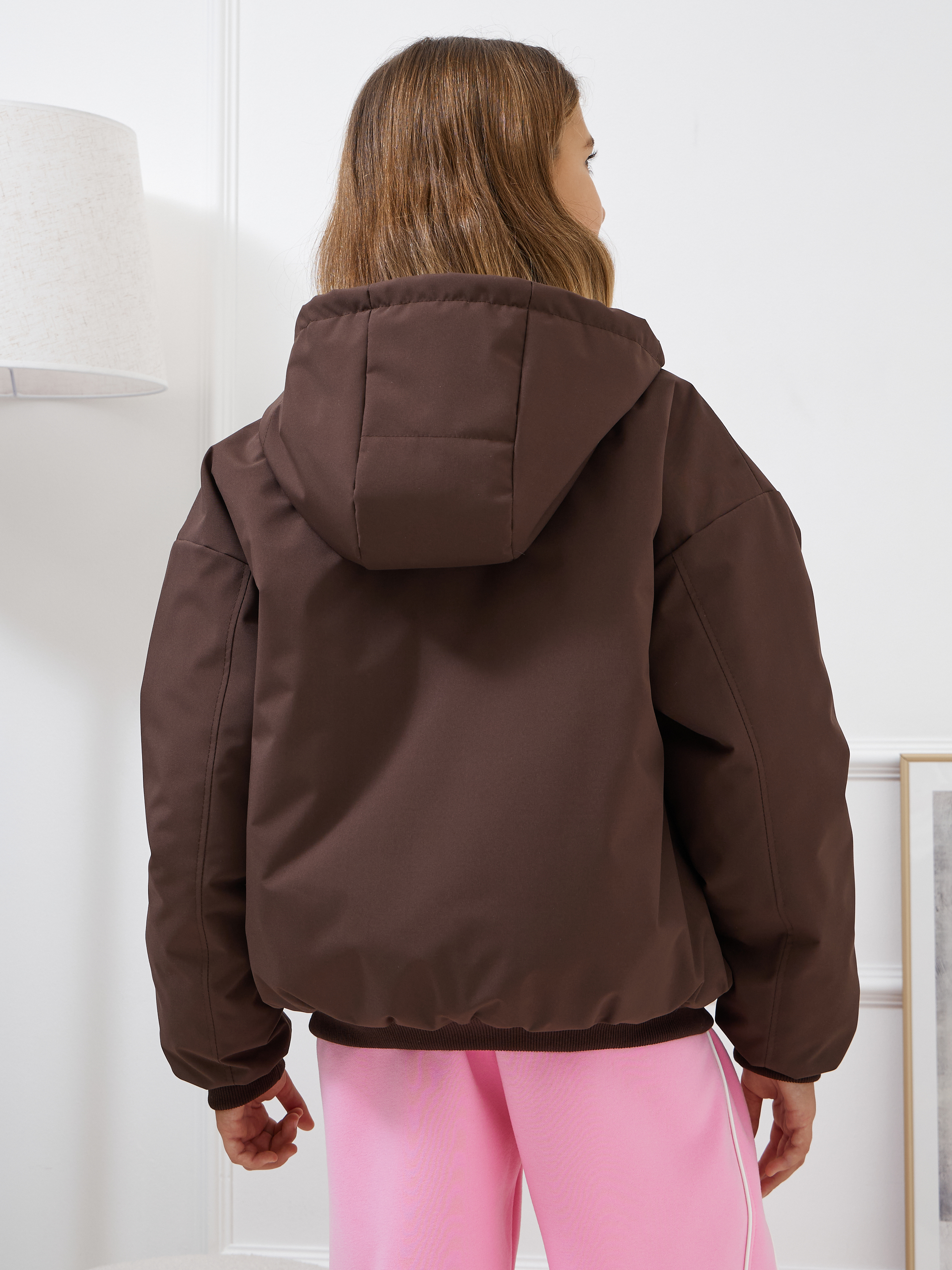 Бомбер MIRANAM БомберДляДевочкиКоричневый - фото 5