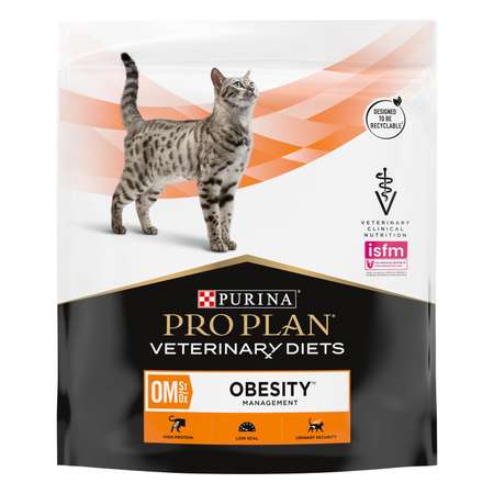 Корм для кошек Purina Pro Plan Veterinary diets OM St/Ox Obesity Mangement для снижения избыточной массы тела сухой 350г