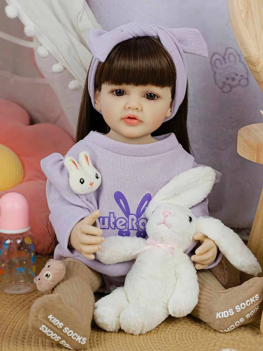 Кукла пупс Reborn Dolls Лия высота 55 см MM8542 - фото 7