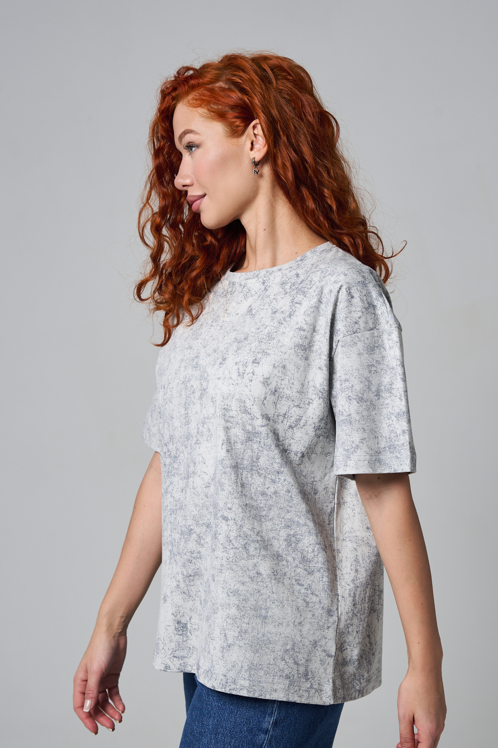 Футболка Ifeizion 14502 серый - фото 4