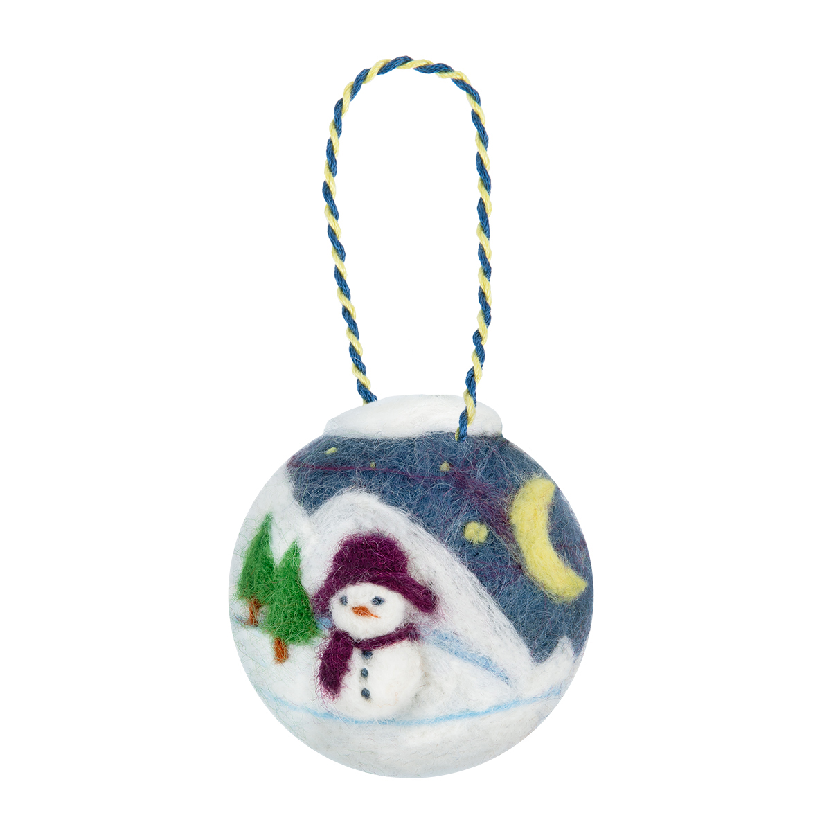 Набор для творчества Miadolla валяние Елочная игрушка Зимняя сказка - фото 2