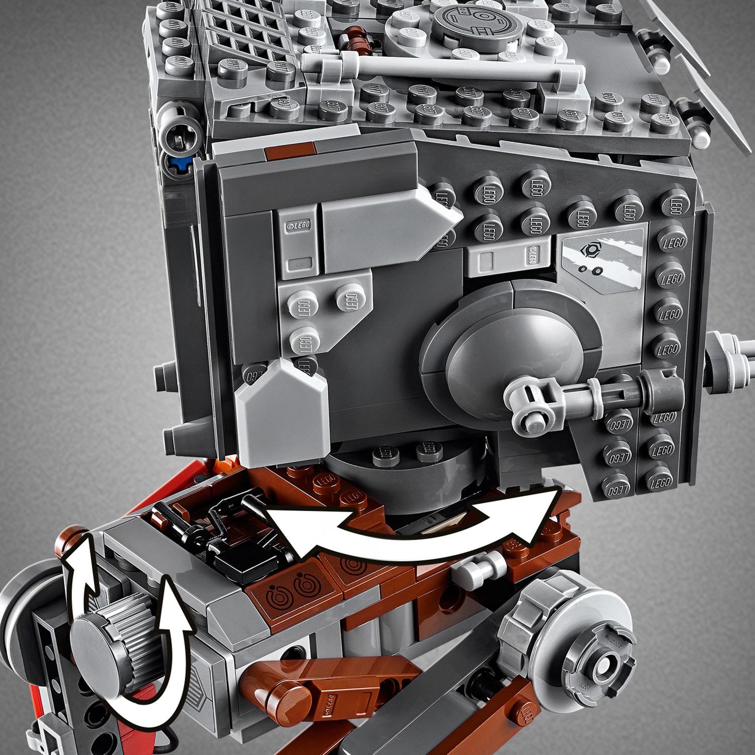 Конструктор LEGO Star Wars Диверсионный AT-ST 540 дет. - фото 10