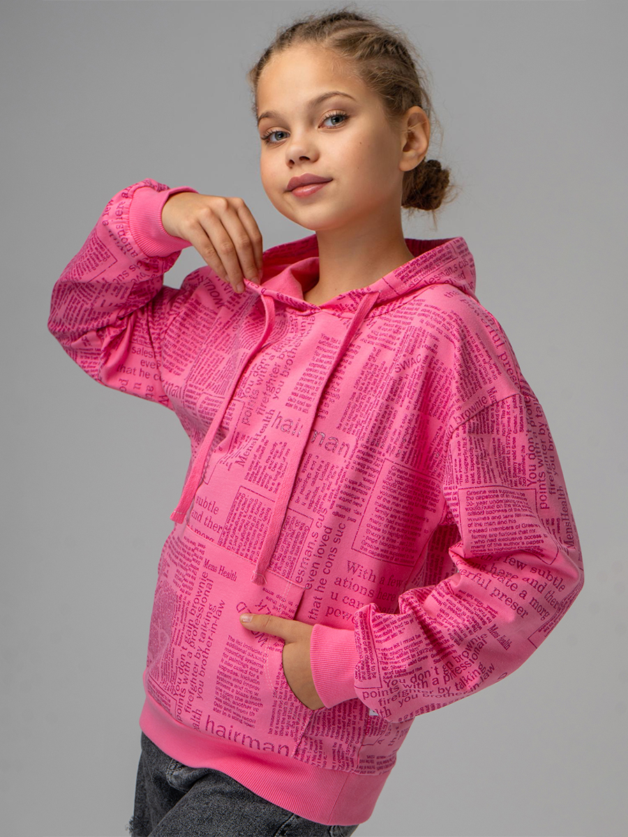 Худи BONITO KIDS SS6073розовый - фото 2