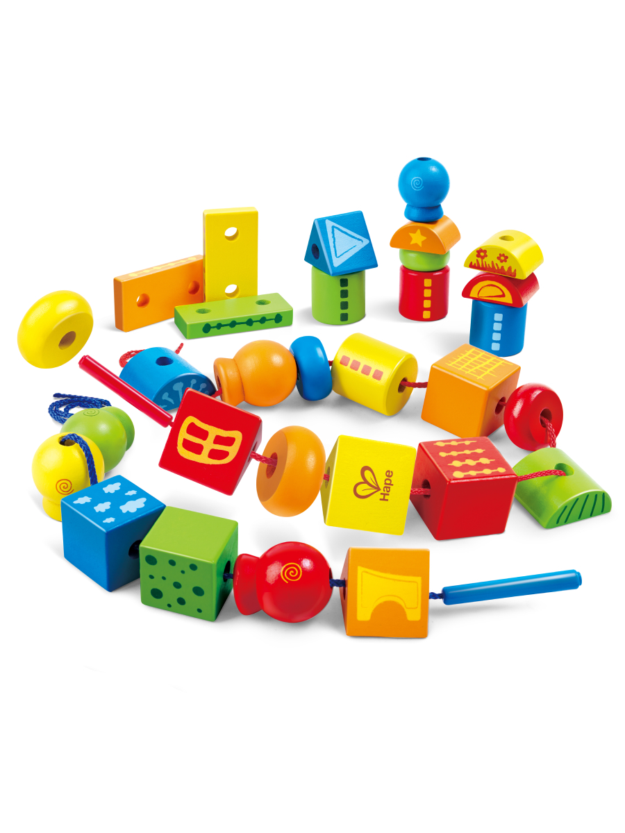 Игрушка Hape шнуровка Бусы шнуровка - фото 6