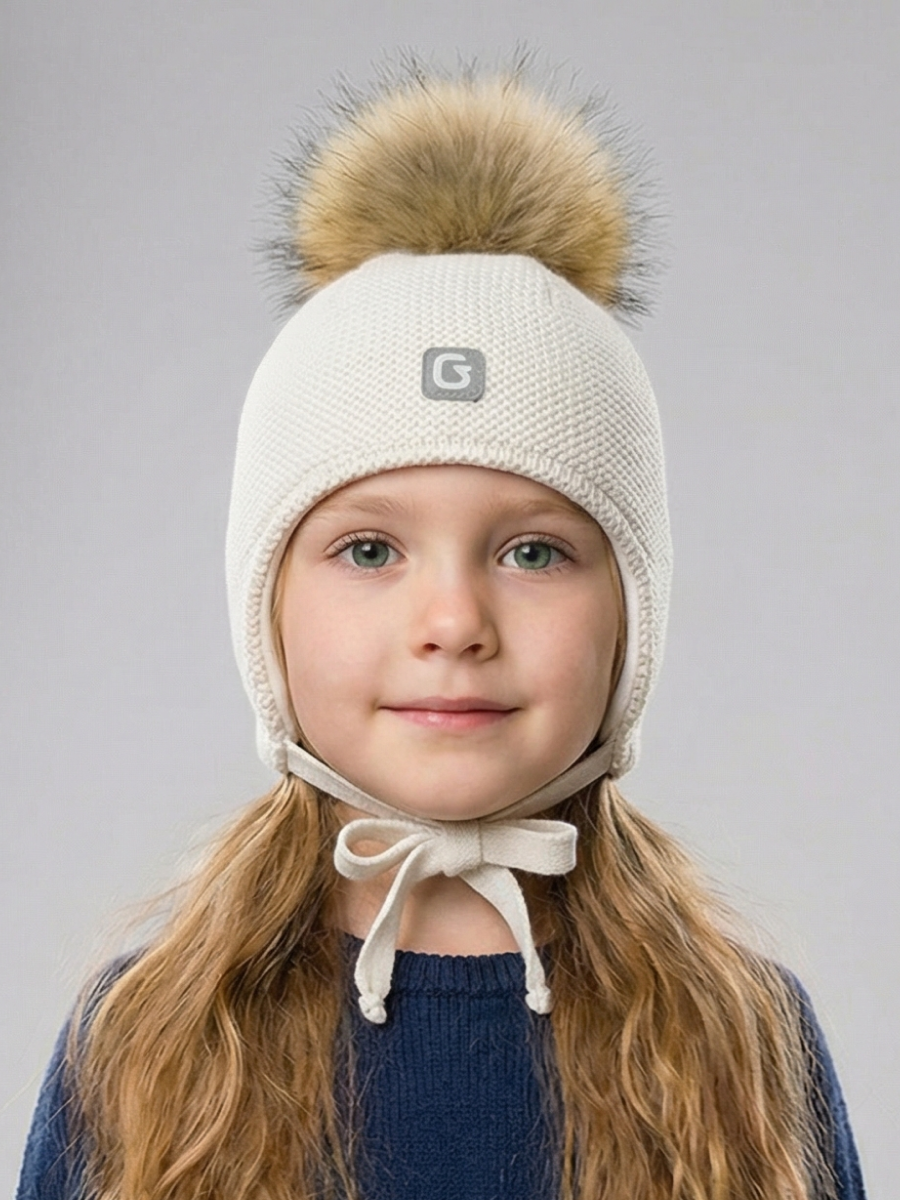 Шапка GUSTI GW25AC1231G-MILK - фото 1