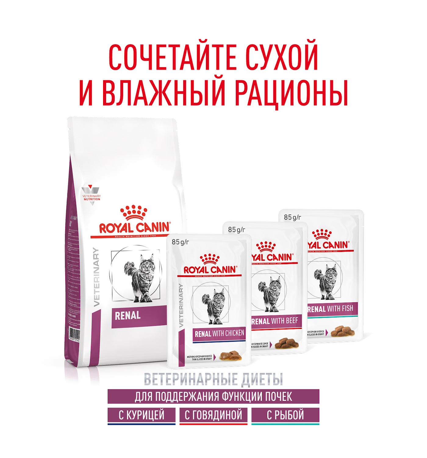 Корм для кошек ROYAL CANIN 0.35кг Renal - фото 9
