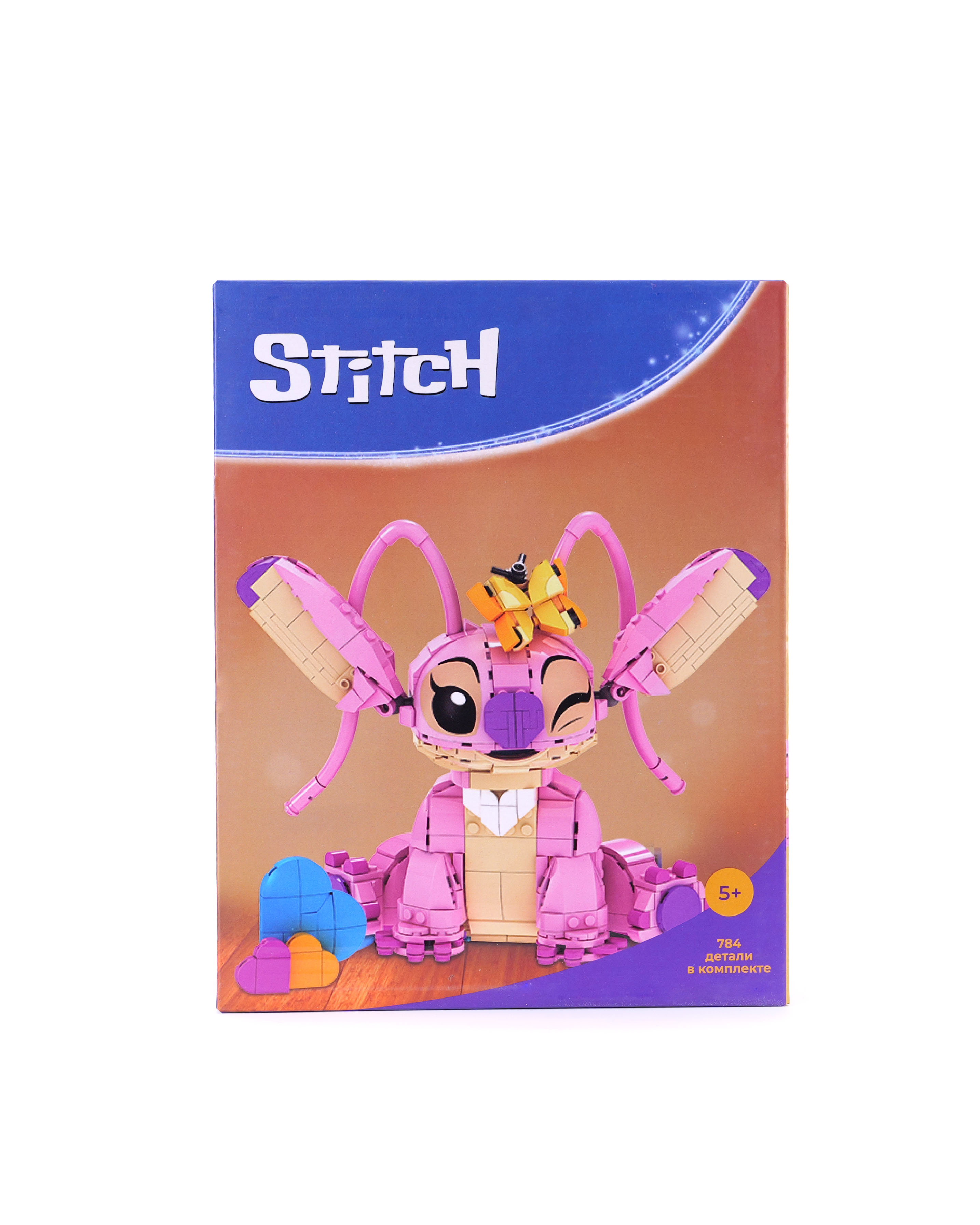 Конструктор Stitch Стич розовый 784 дет. - фото 10