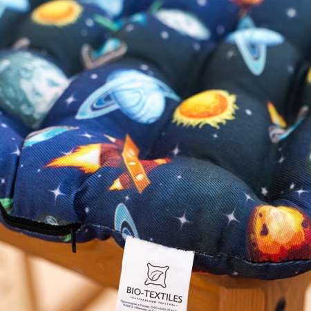 Подушка на стул BIO-TEXTILES небо с лузгой гречихи