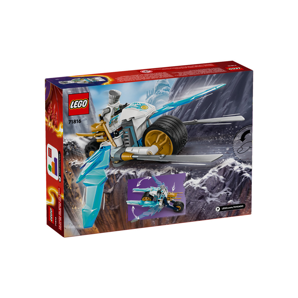 Конструктор LEGO NINJAGO Ледяной мотоцикл Зейна 71816 54 дет. - фото 4