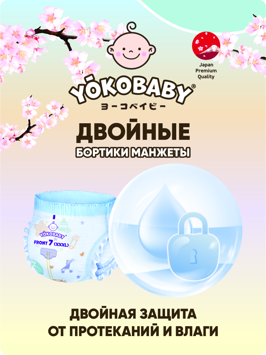 Трусики YokoBaby XXL (15 кг) 17 шт. - фото 5