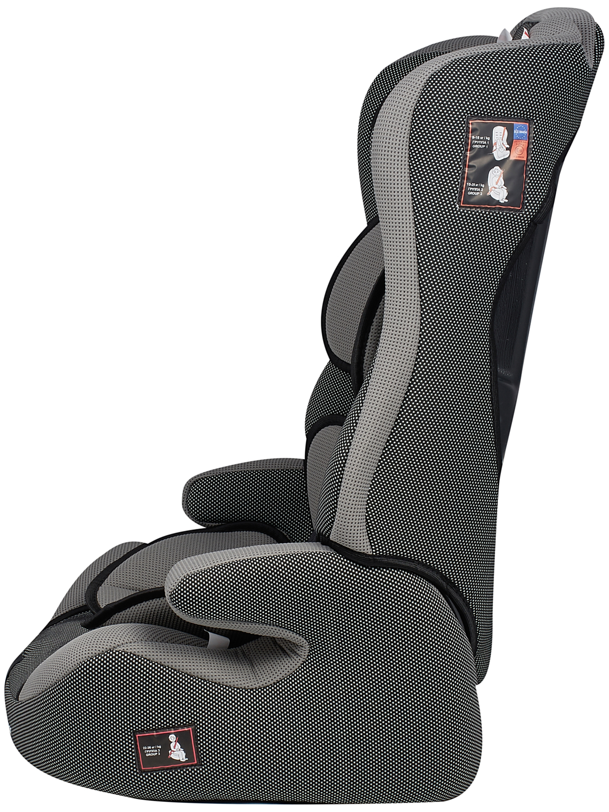 Автокресло Teddy Bear 513R/02 grey dot-black dot 1/2/3 (9-36 кг) серый - фото 3