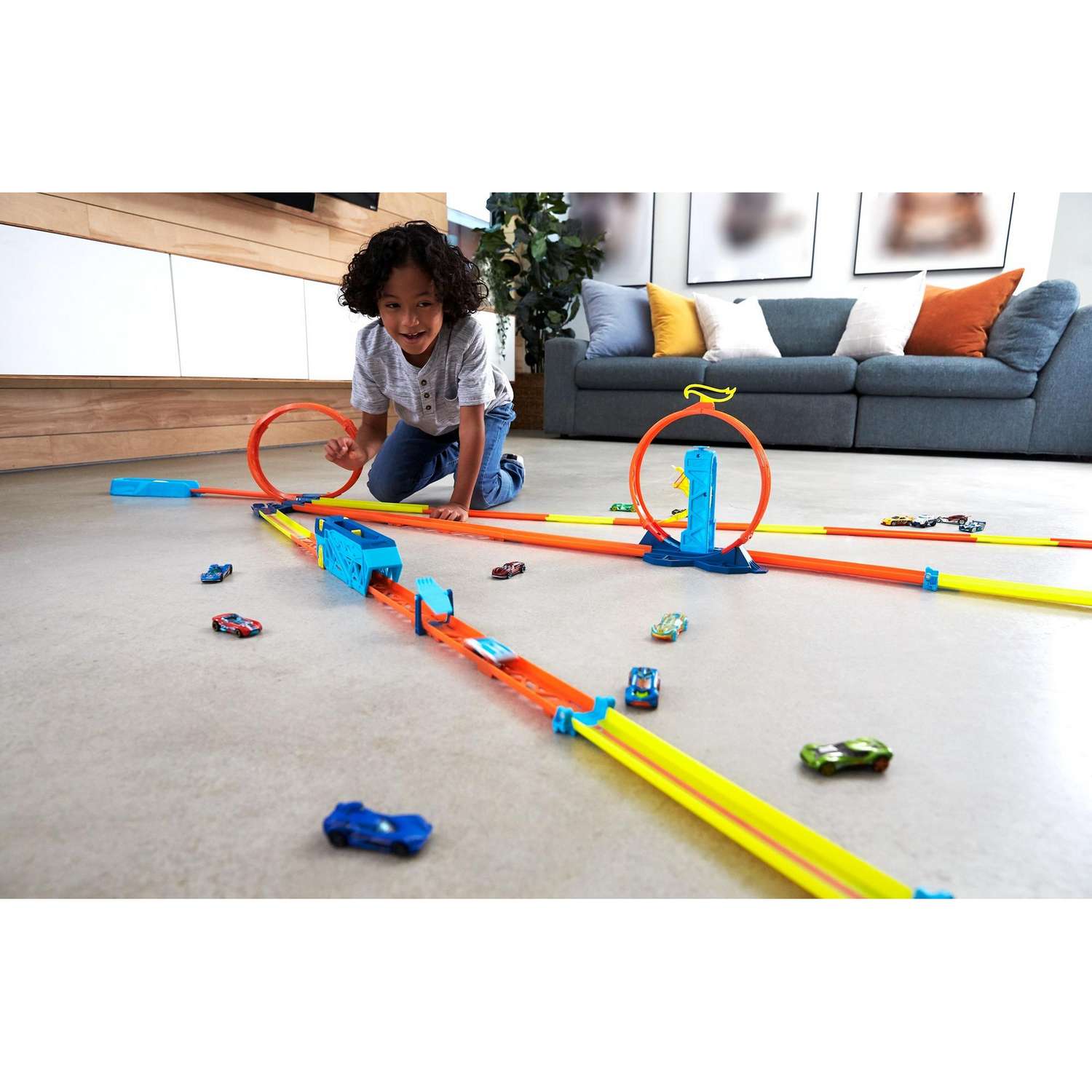 Дополнительная секция Hot Wheels Скольжение и ускорение GLC87 - фото 12
