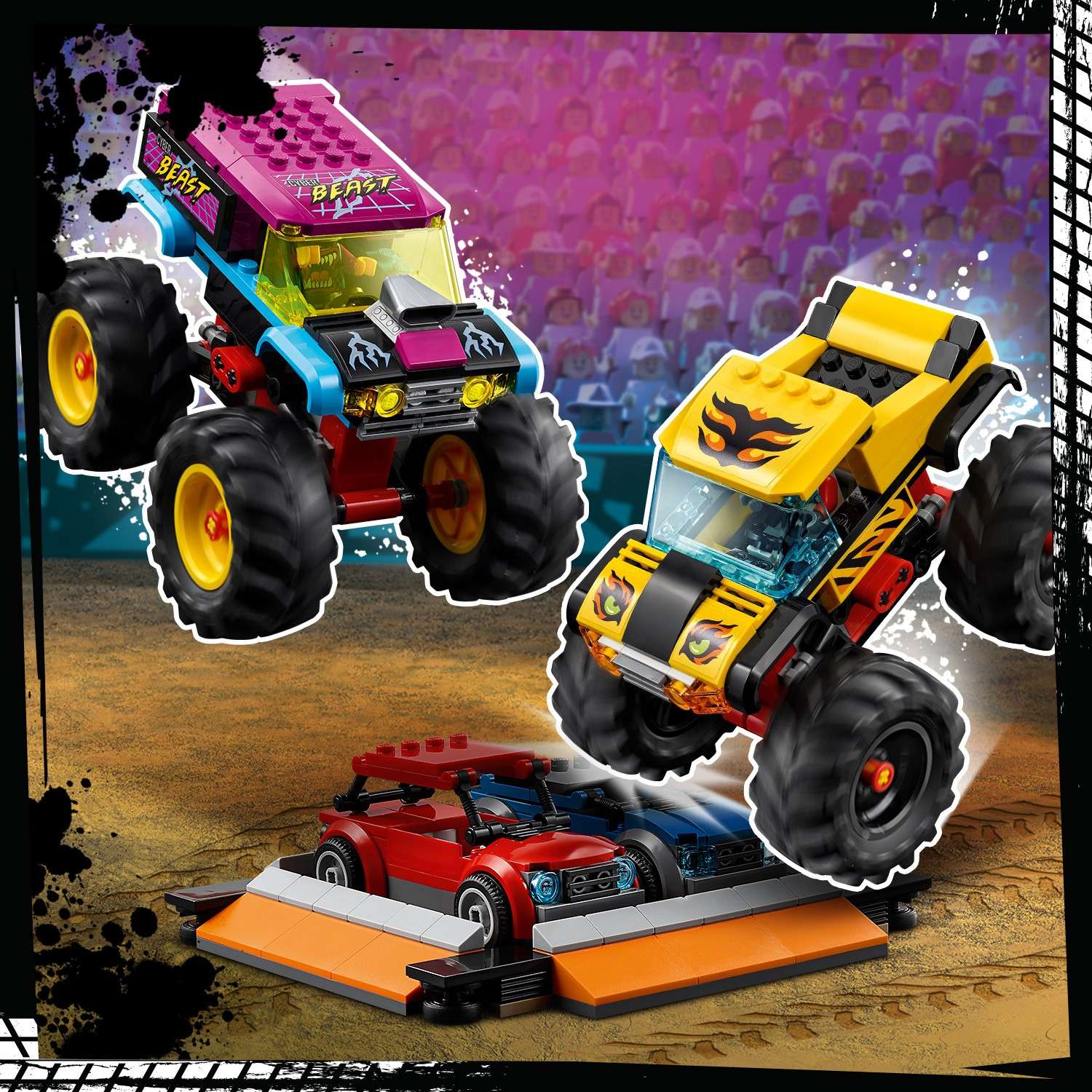 Конструктор LEGO City Stunt Show Arena 668 дет. - фото 9
