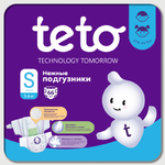 Подгузники TE-TO S 66 шт.