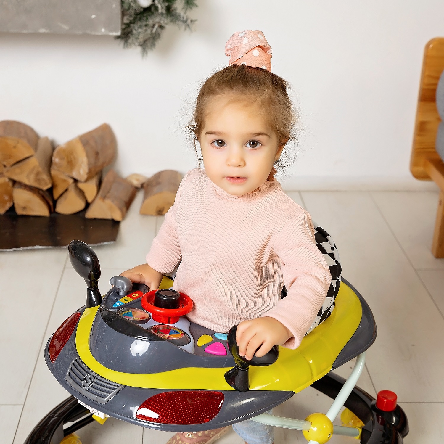 Ходунки BabyCare Prix желтый - фото 14