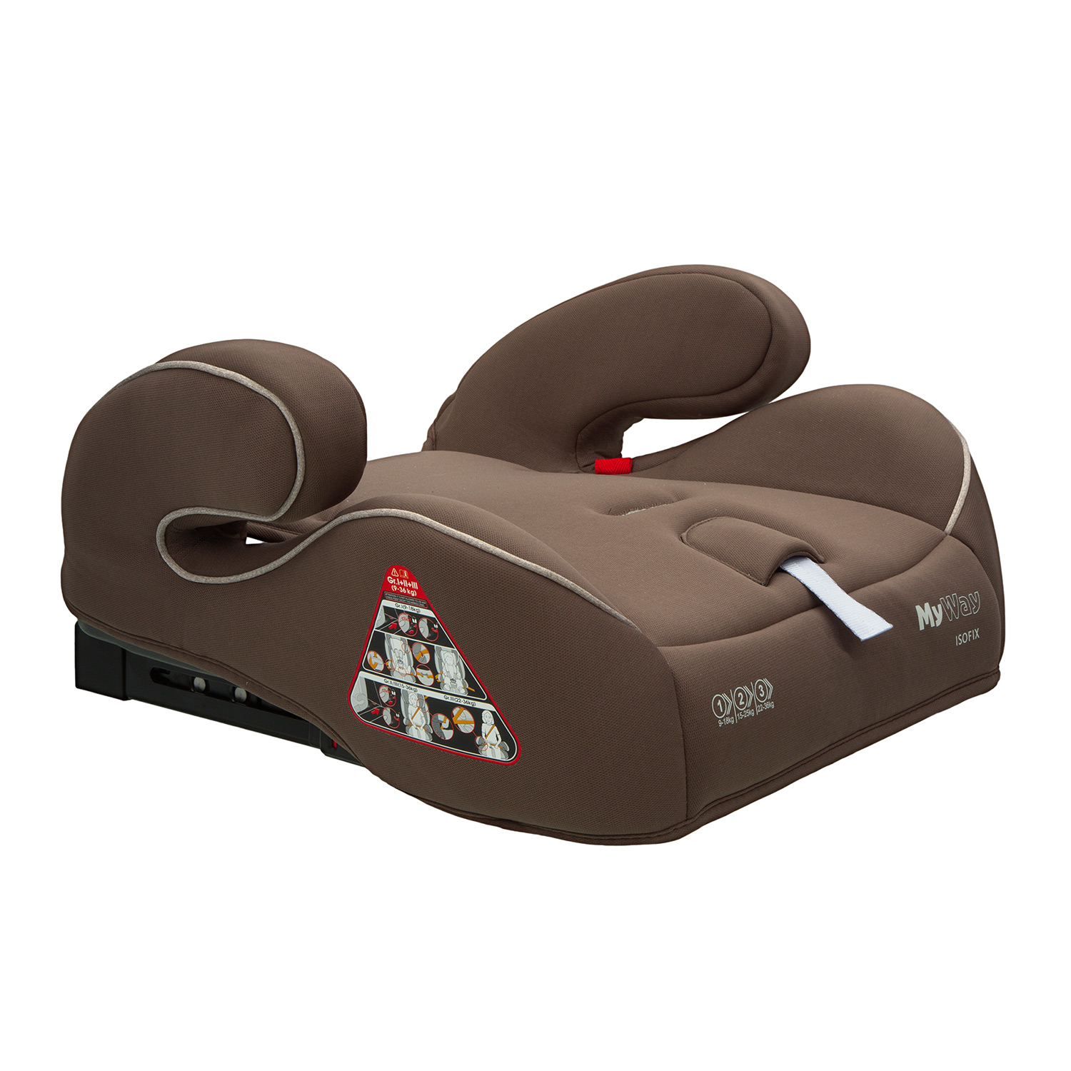 Автокресло JOVOLA MyWay Isofix 1/2/3 (9-36 кг) бежевый - фото 16
