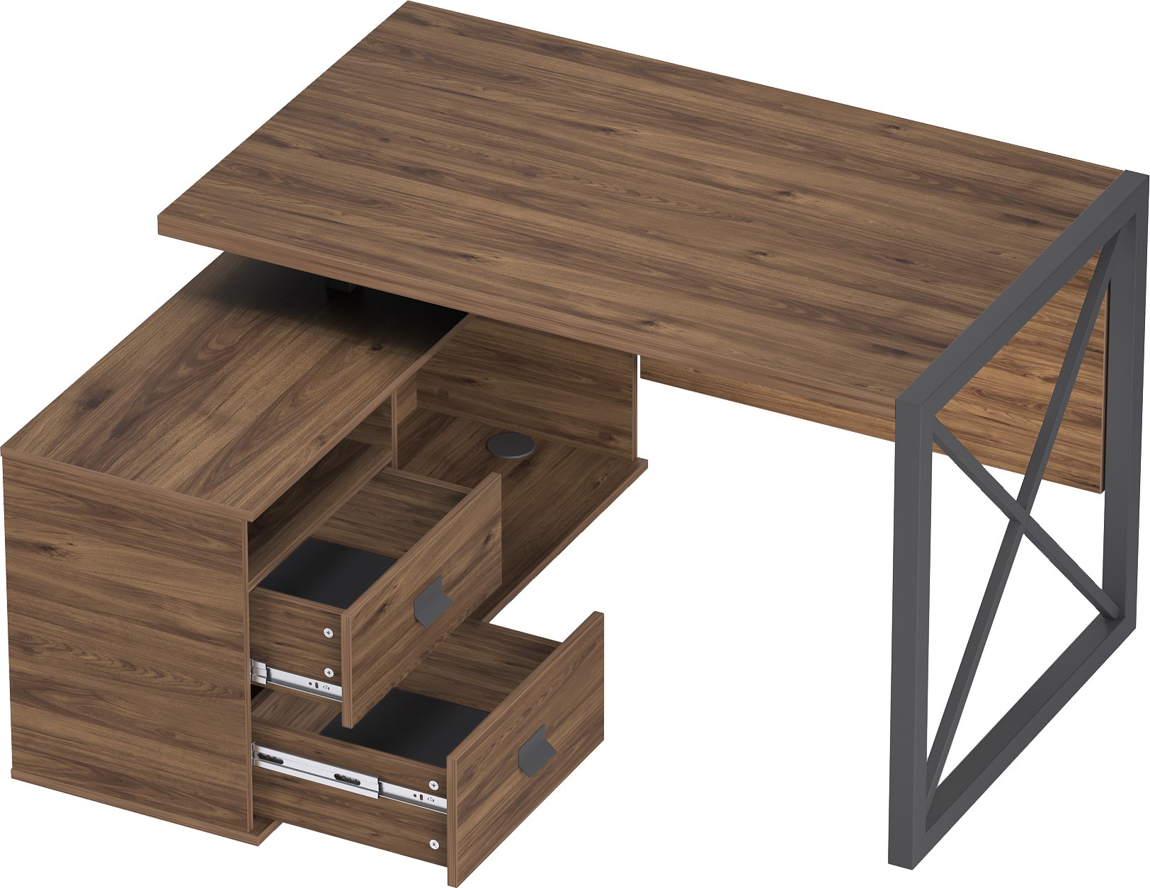 Письменный стол КАЛИФОРНИЯ МЕБЕЛЬ Хардвиг 1200 - фото 15