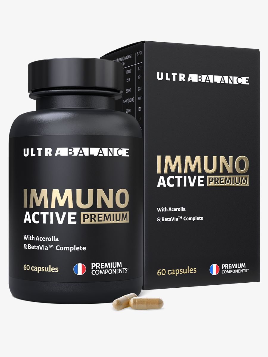 Витамины для иммунитета UltraBalance IMMUNO ACTIVE витаминный комплекс мультивитамины для взрослых 60 капсул - фото 1