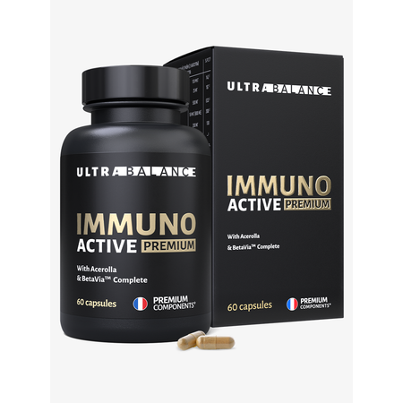 Витамины для иммунитета UltraBalance IMMUNO ACTIVE витаминный комплекс мультивитамины для взрослых 60 капсул