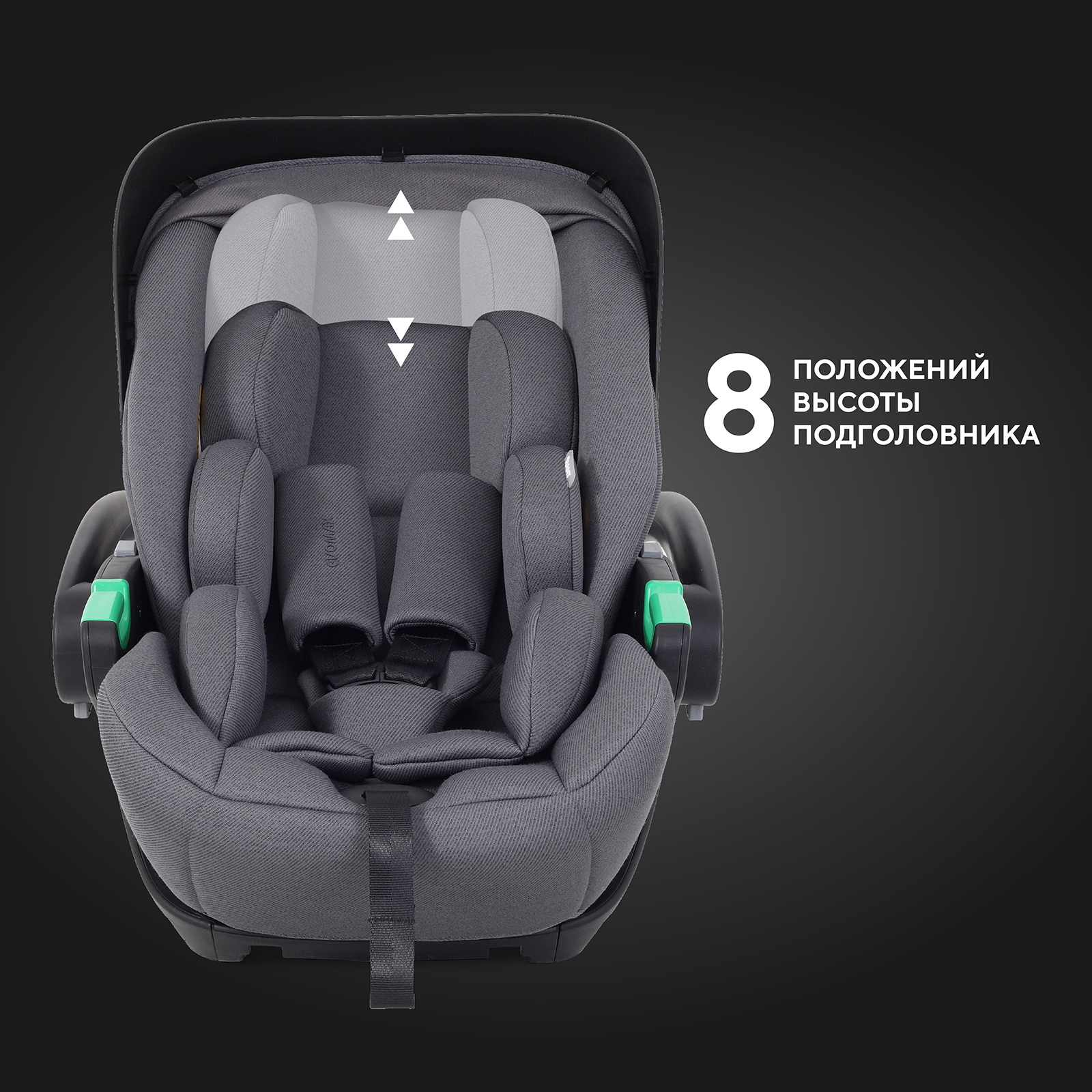 Автокресло Rant Evomax 0 (0 -13 кг) серый - фото 5