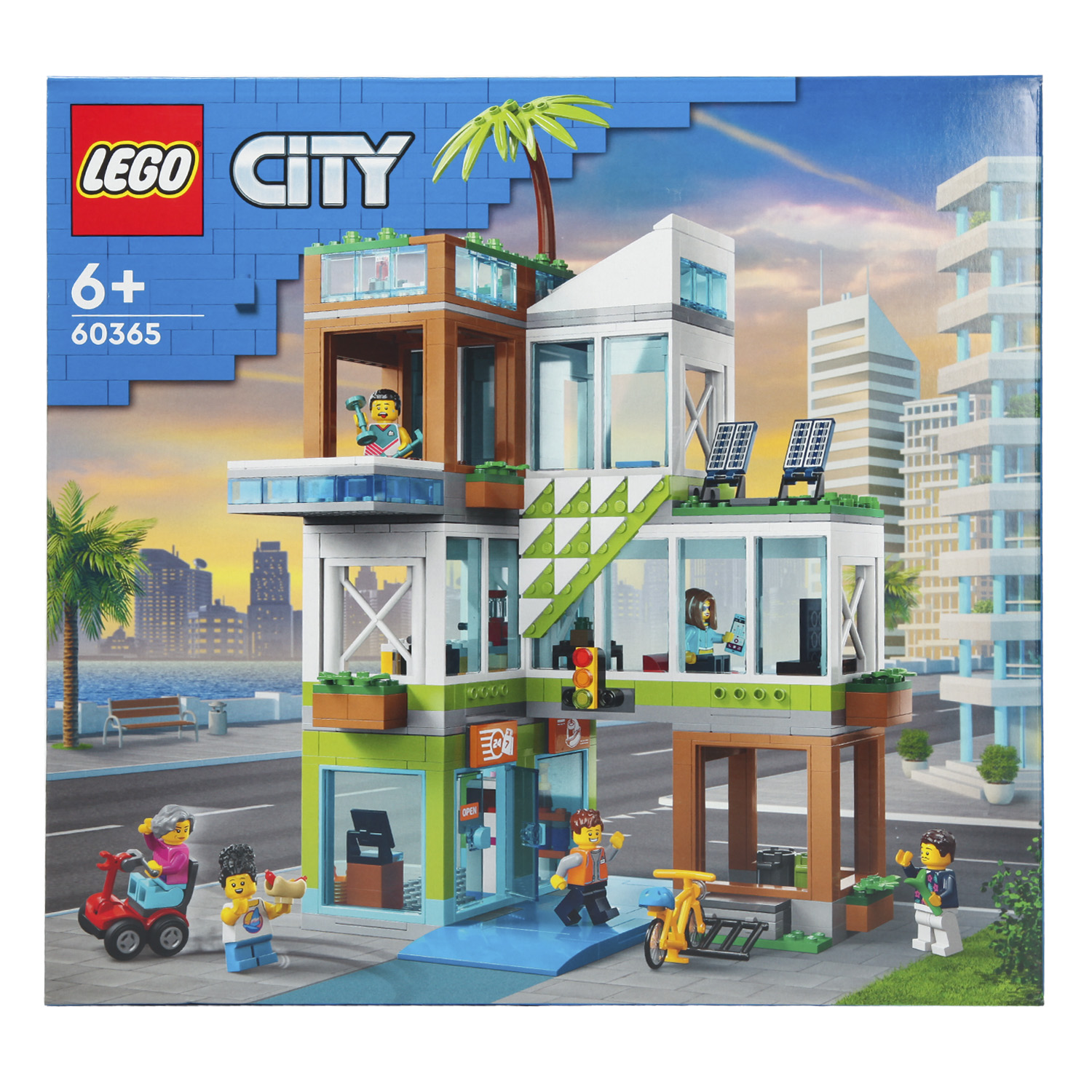 Конструктор LEGO City Apartment Building 688 дет. - фото 1