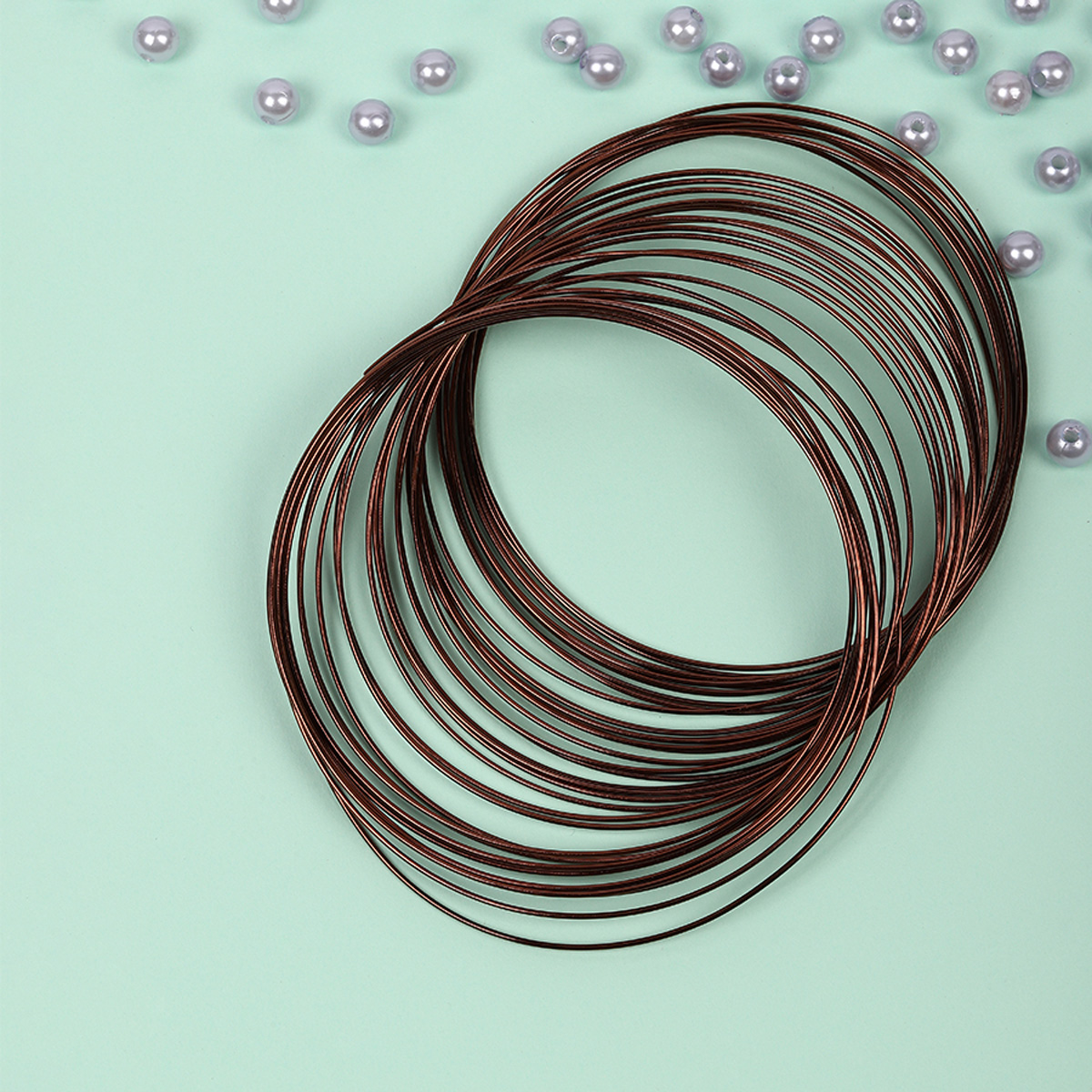 Проволока Magic 4 Hobby Ø 1мм цвет коричневый рул.10м - фото 4