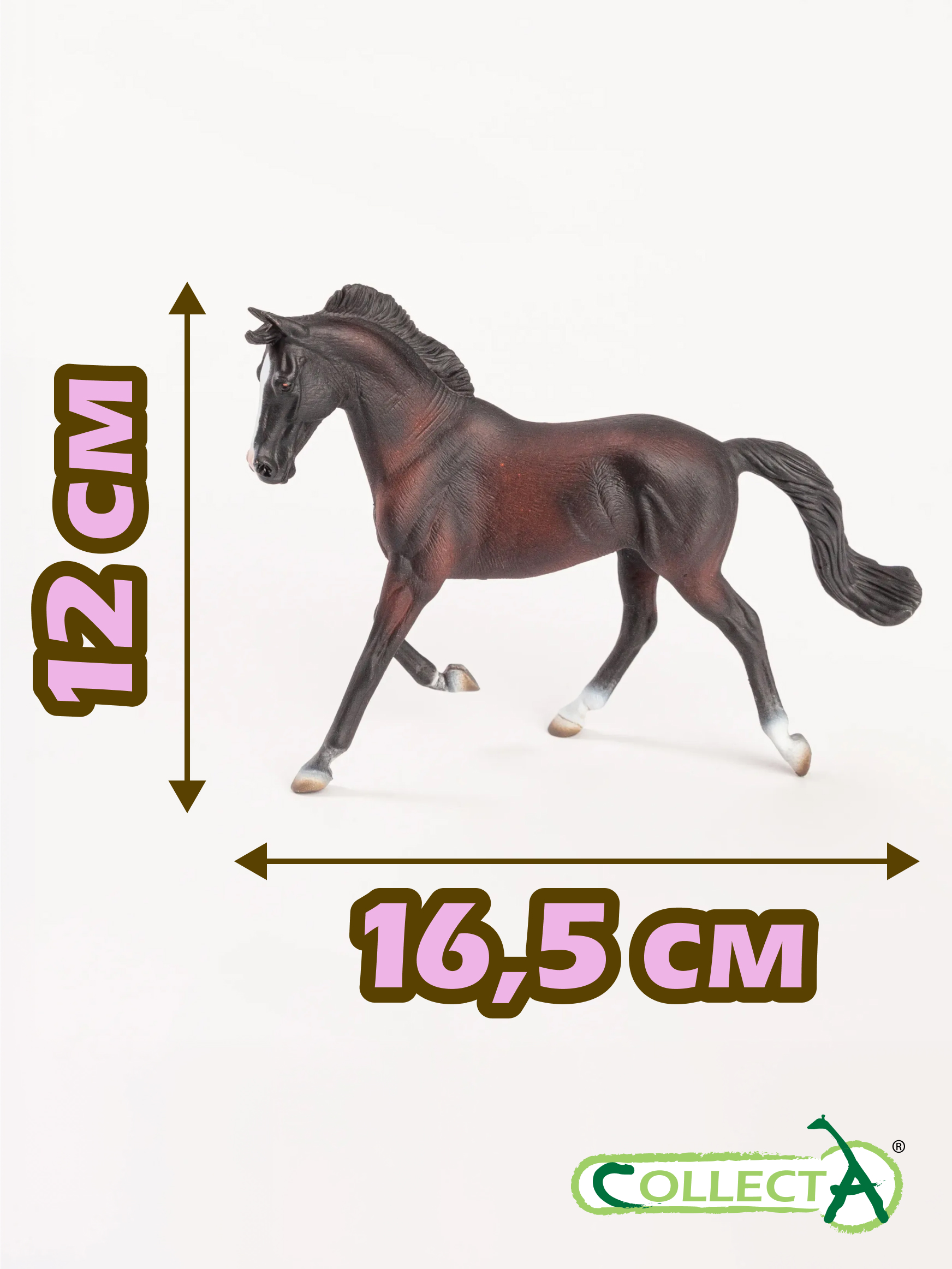 Игровой набор Collecta Чистокровная кобыла черная - фото 2