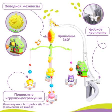 Мобиль Крошка Я Пряничный домик Зверушки