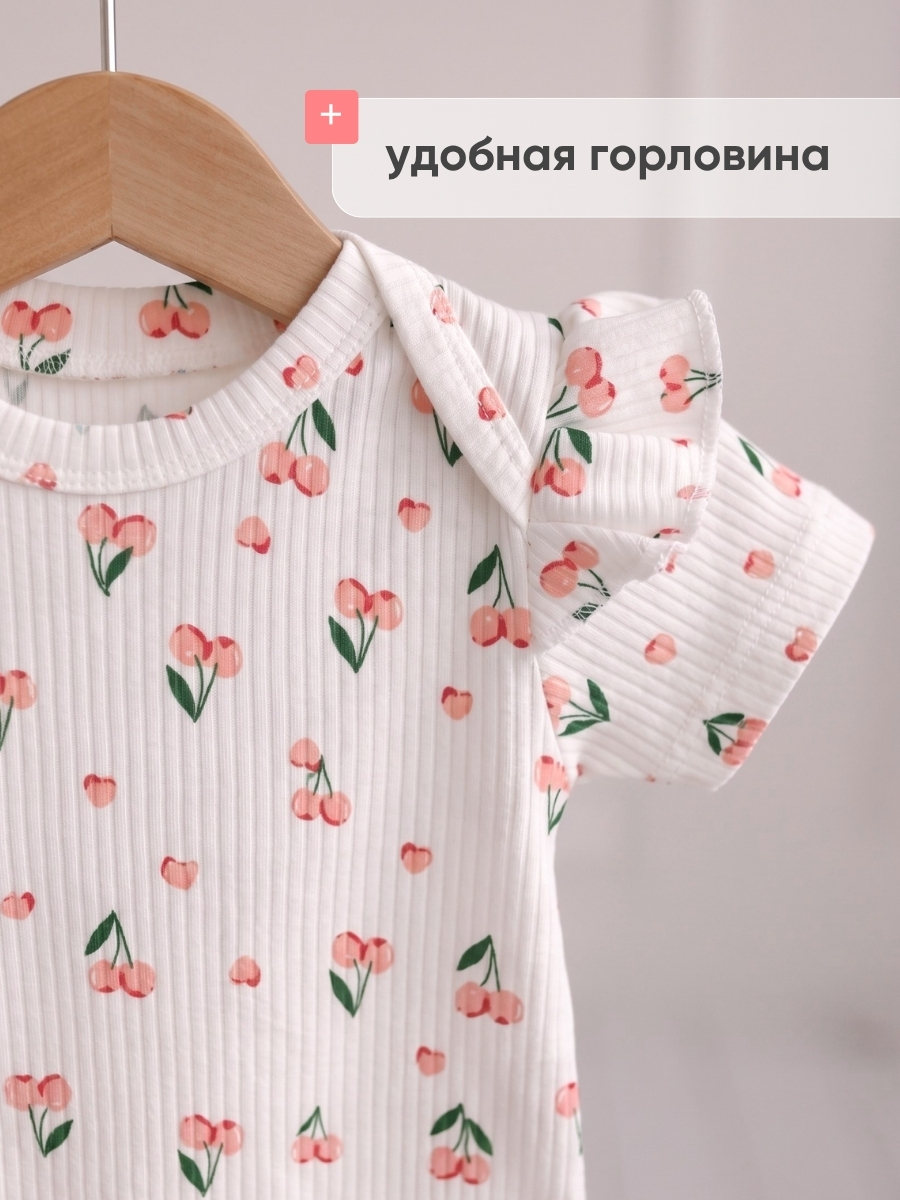 Боди Hello,Bunny SBБОДИ/вишня_лапша - фото 3