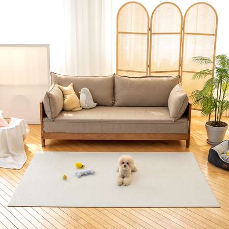 Ковер для собак в гостиную Parklon Petnoriter Rug, Слоновая кость