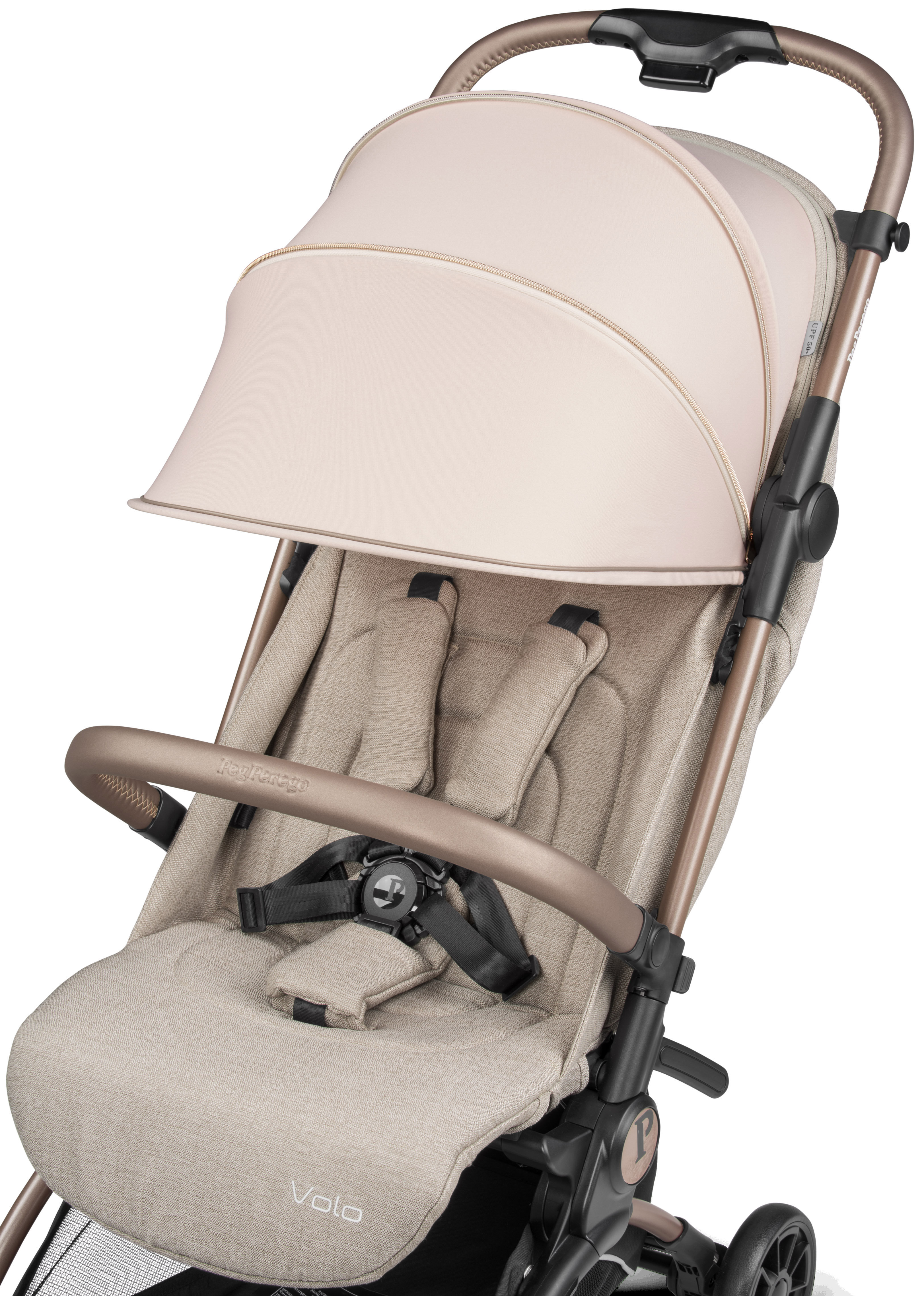 Коляска прогулочная Peg-Perego Volo розовый - фото 6