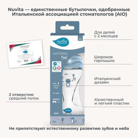 Бутылочка Nuvita Anti-Colic 250 мл