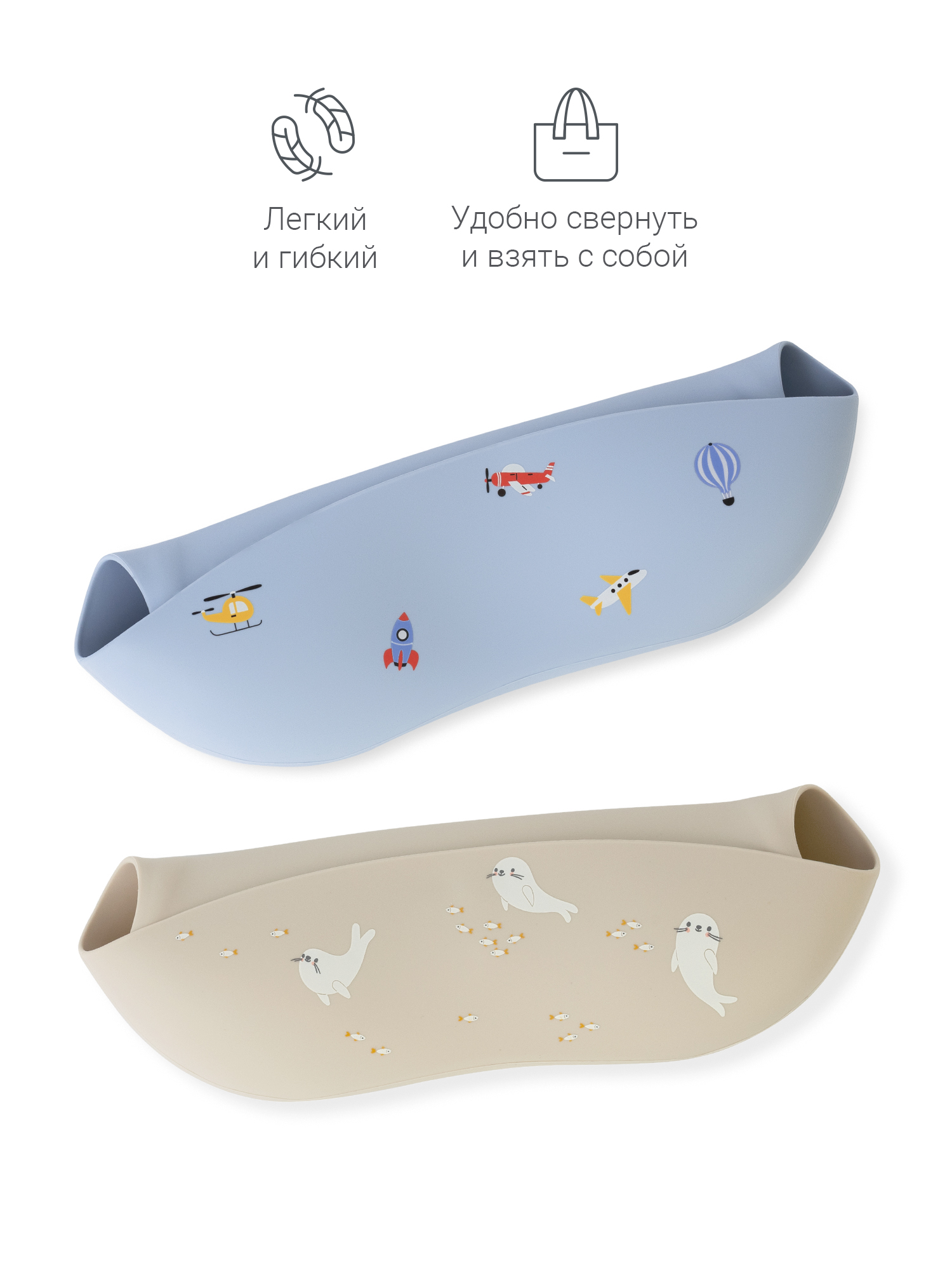 Нагрудник edda силикон 1 шт. - фото 8