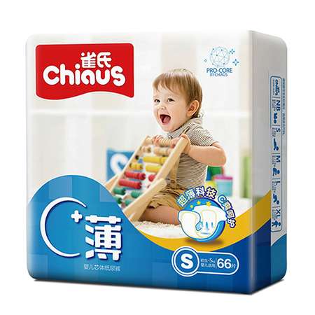 Подгузники Chiaus Pro Core S (3-6 кг) 66 шт.