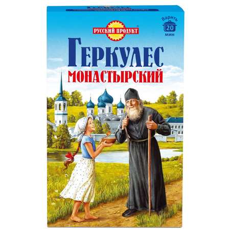 Овсяные хлопья Геркулес Монастырский 500 гр. 7 упаковок