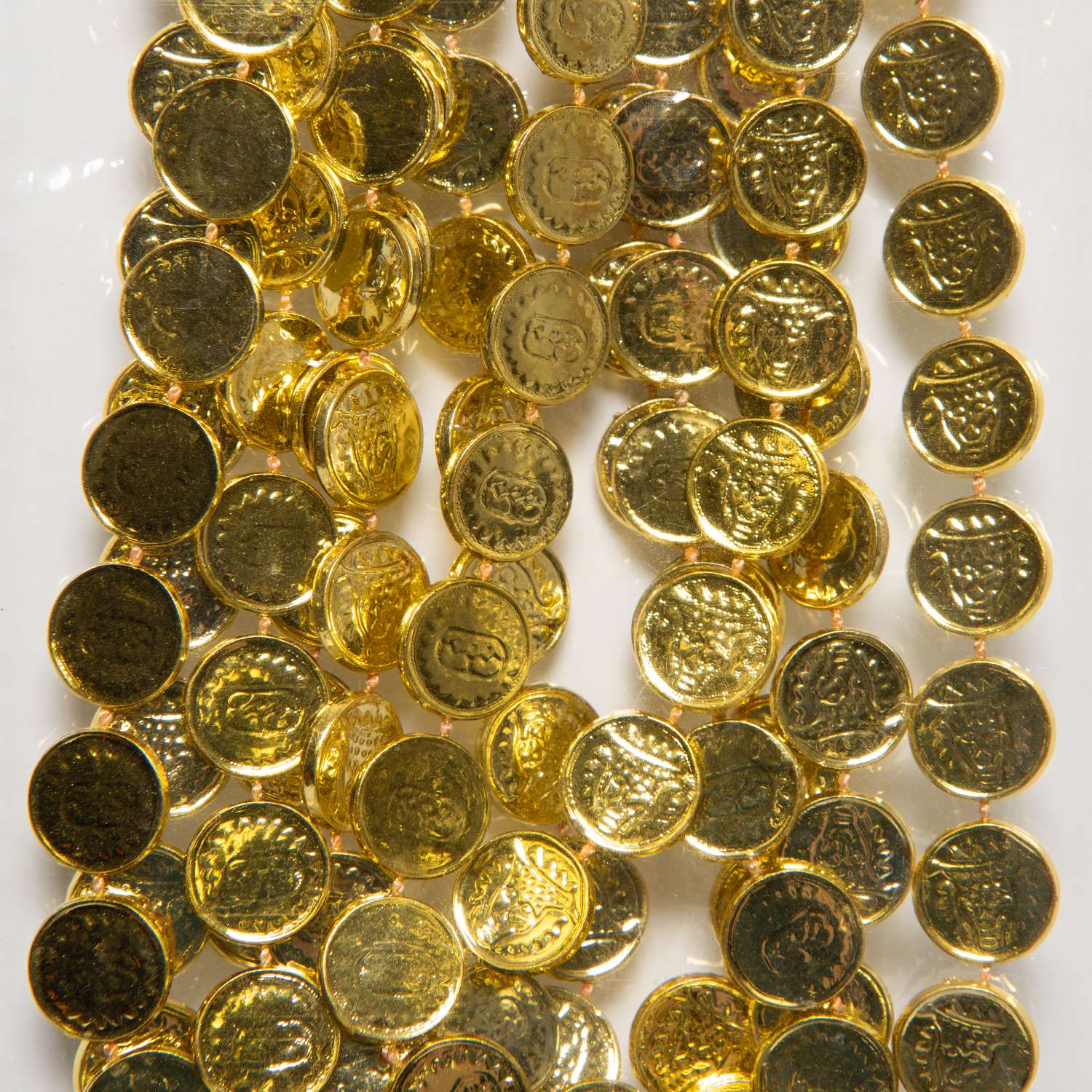 Бусы монетки ё в ассортименте - фото 2